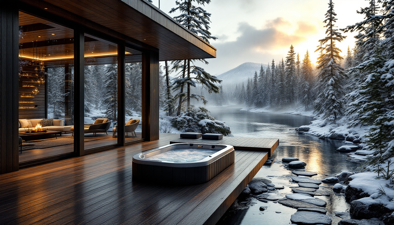Private luxury Alaskan cabin with river view and hot tub deck