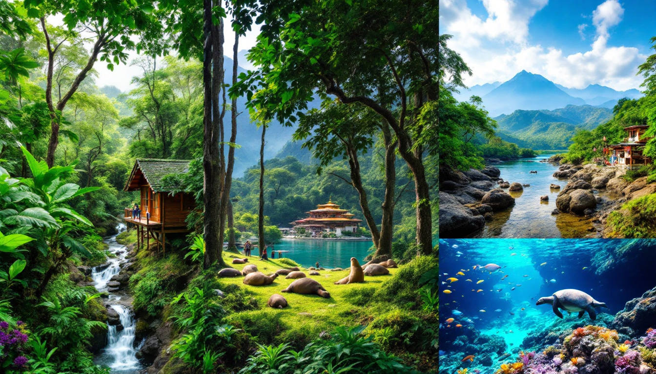 Top eco-tourism destinations emphasizing conservation and unique natural experiences