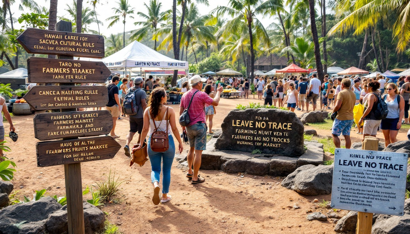 Hawaiian cultural respect and local etiquette including sacred sites, shaka gesture, and sustainable tourism practices