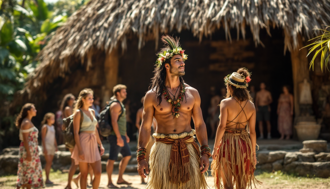 Small group on authentic Hawaiian cultural tour with Native Hawaiian guide